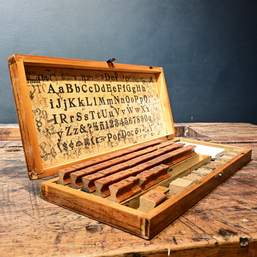 Set de impresión de letras