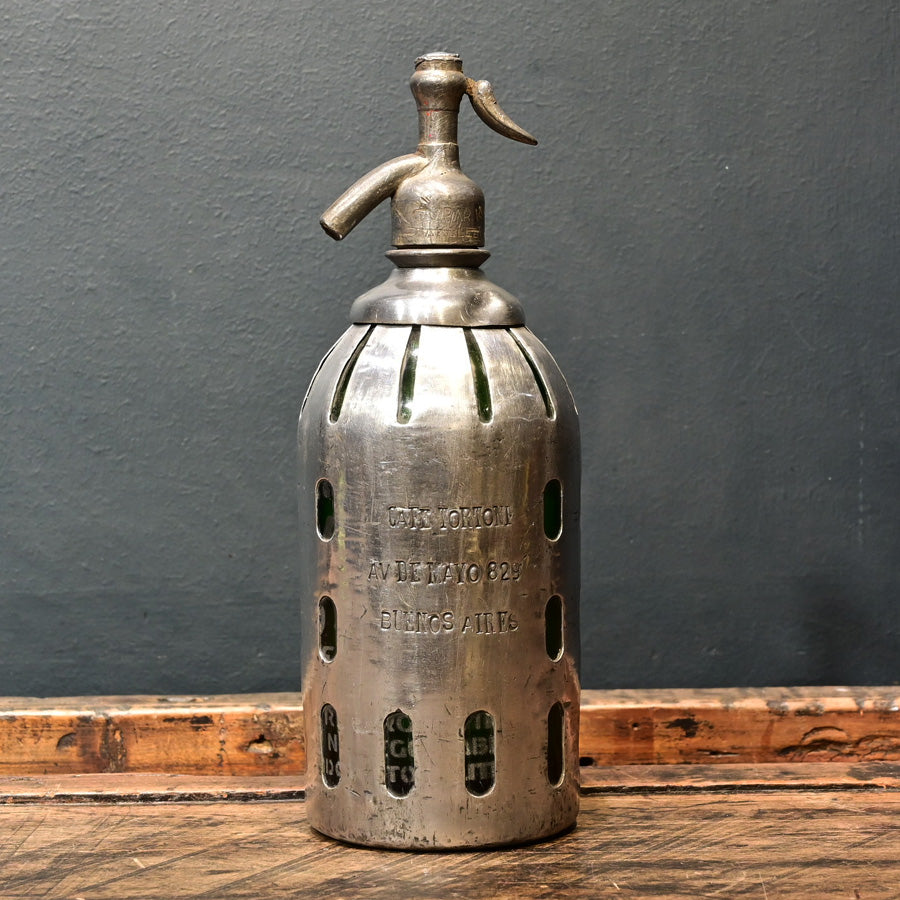 Sifón de soda Café Tortoni