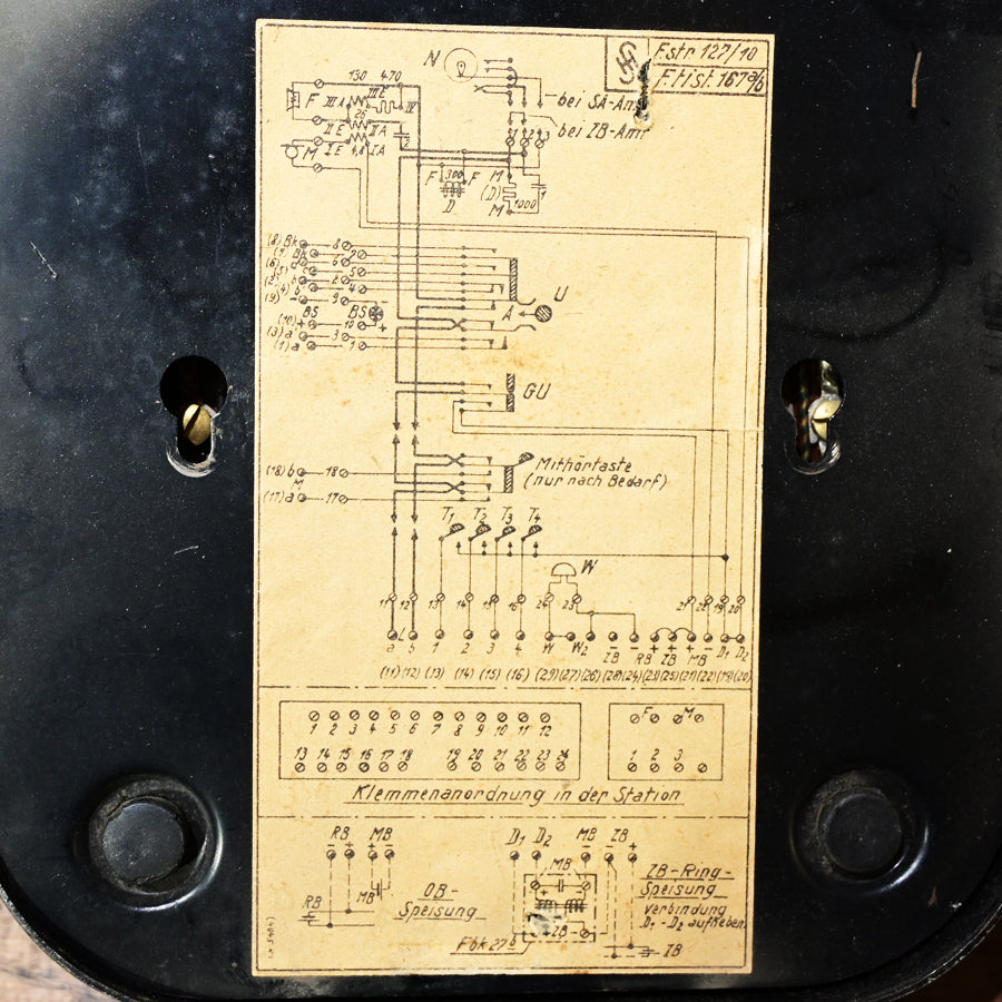 Telefono Siemens Halske con conmutador