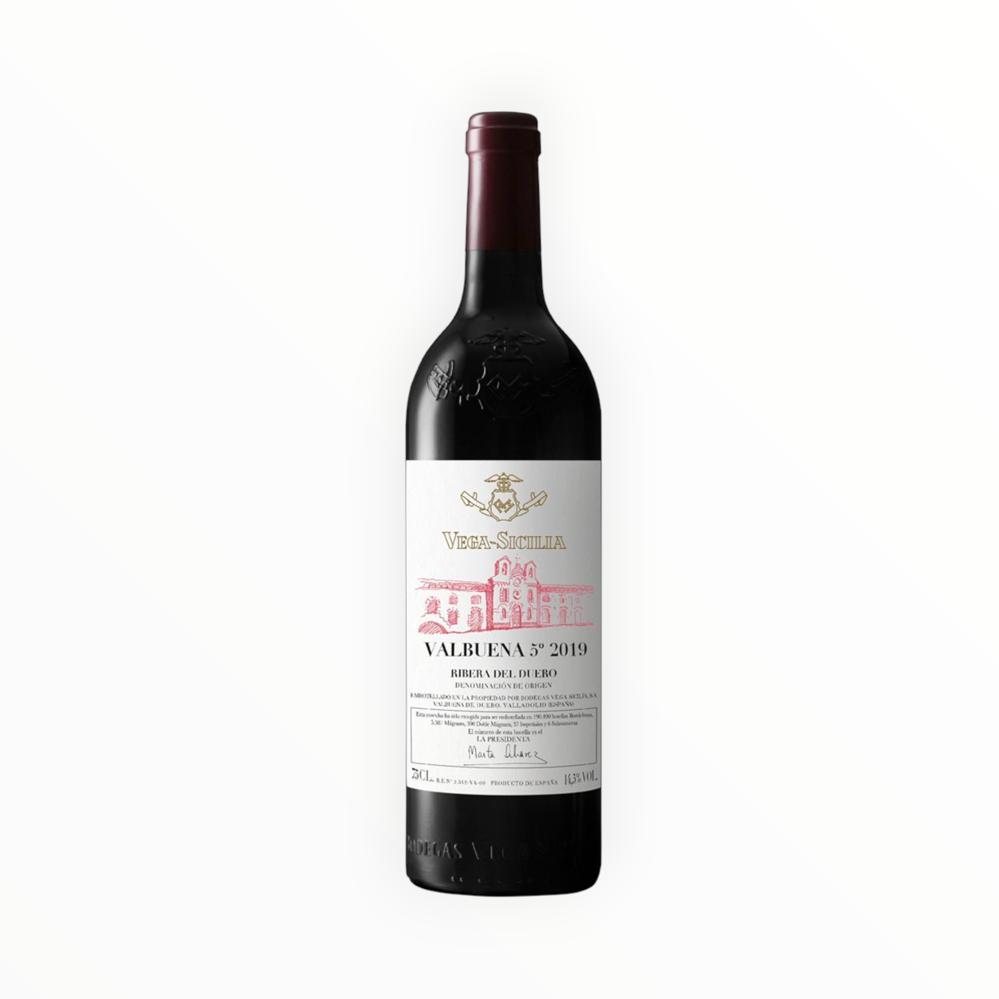 Vino   Vega Sicilia Valbuena 5° D.O. Ribera del Duero (España)