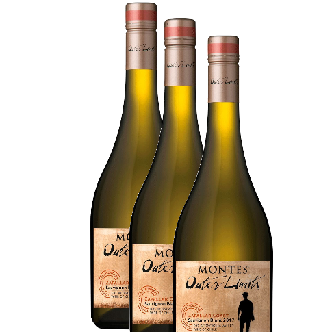 Vino Montes Sauvignon Blanc Outer Limits 2024 D.O. Zapallar  X 3 BOTELLAS