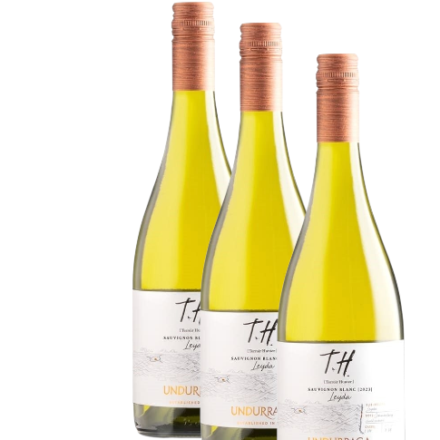 Vino Undurraga T.H. Sauvignon Blanc 2024 D.O.Leyda x 3 BOTELLAS
