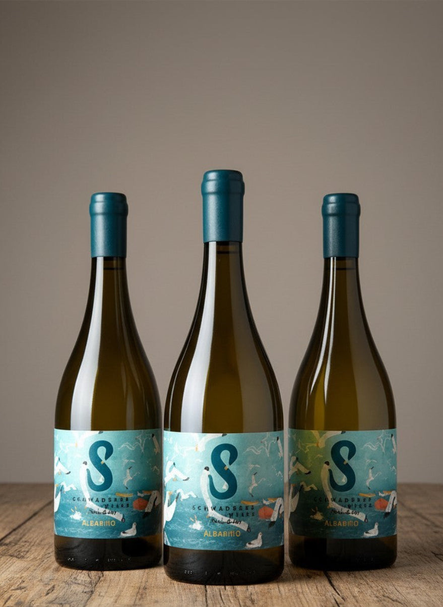 Vino  Schwaderer Albariño 2025 D.O. Maule x 3 BOTELLAS