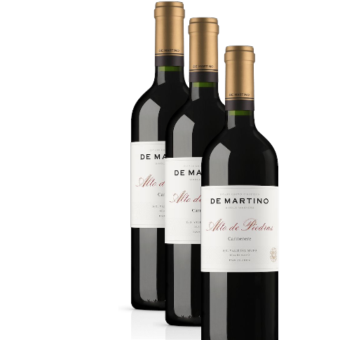 Vino De Martino Alto Las Piedras Carmenere 2022 D.O. Maipo x 3 BOTELLAS