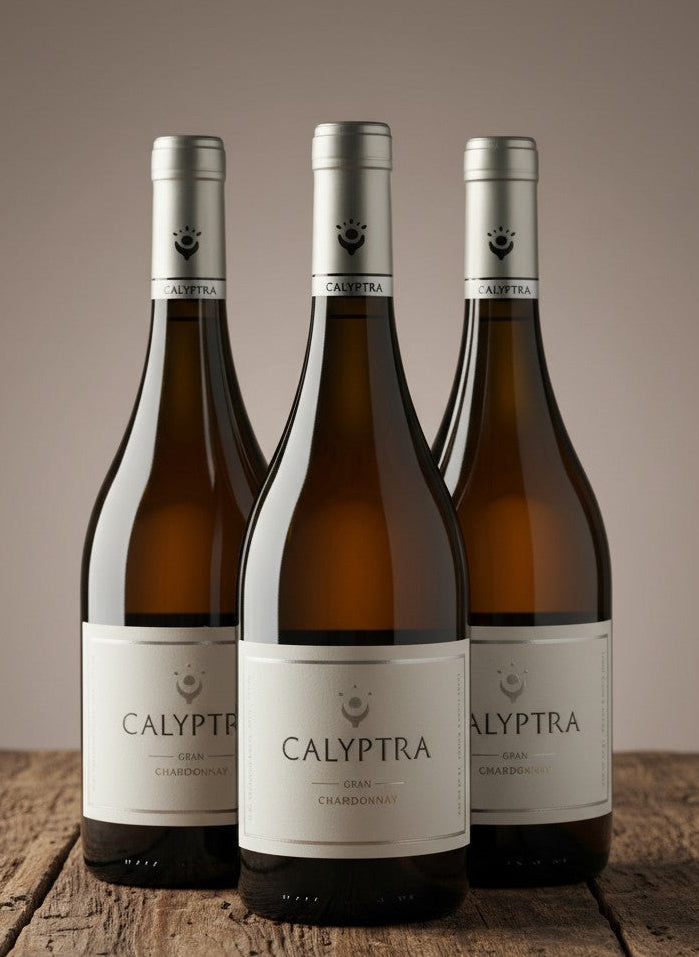 Vino Calyptra Chardonnay Gran Reserva 2024  D.O. Cachapoal x 3 BOTELLAS