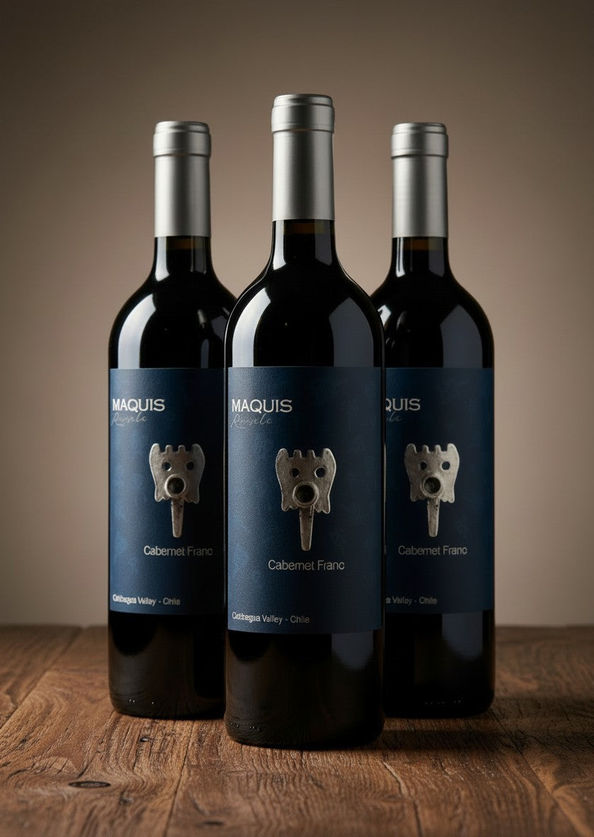 Vino Maquis Revela Cabernet Franc 2024 D.O. Colchagua x 3 BOTELLAS