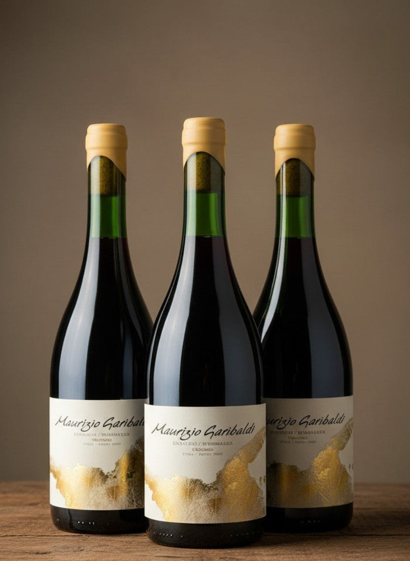 Vino Maurizio Garibaldi Cinsault 2020 D.O. Itata x 3 BOTELLAS