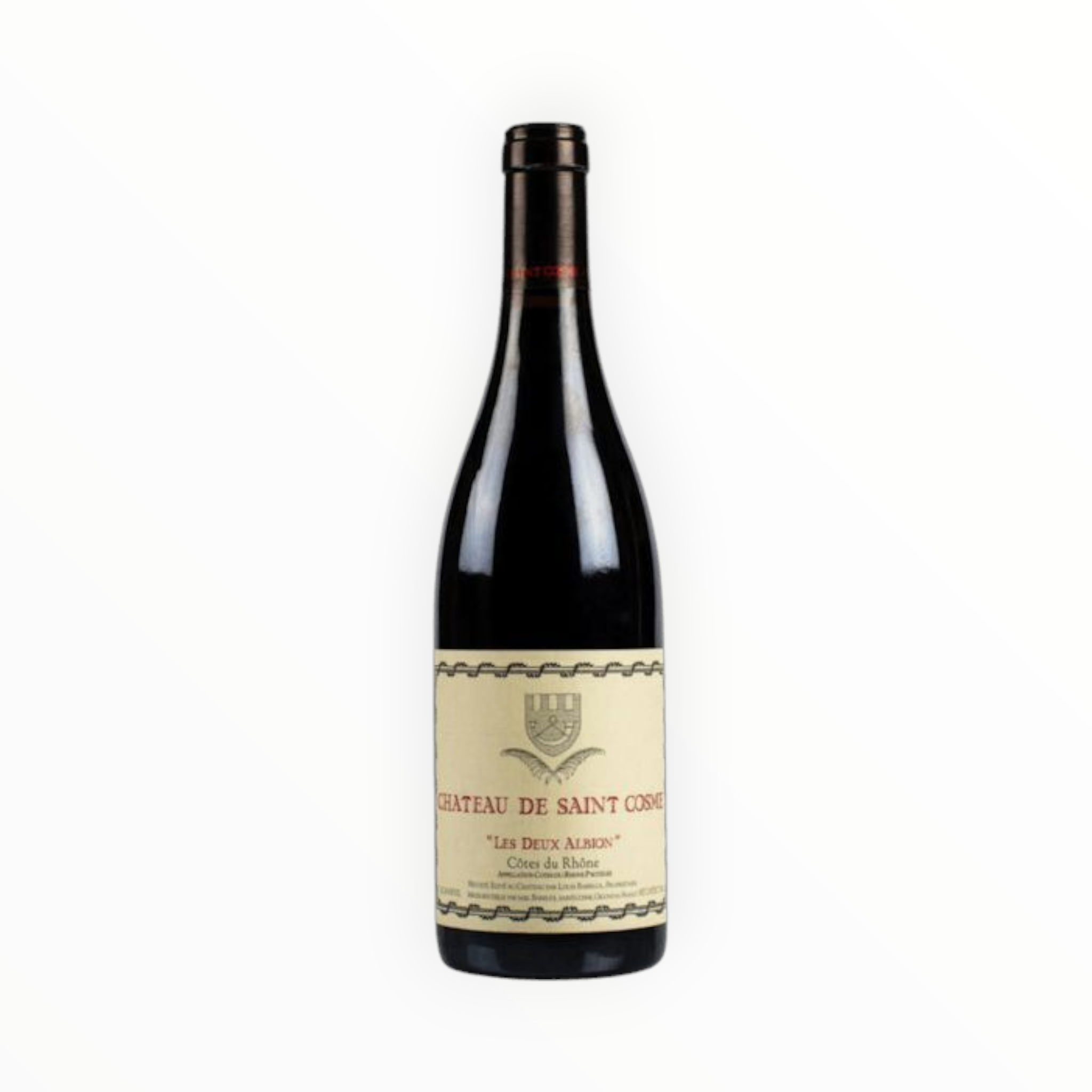 Vino Extranjero Chateau de Saint Cosme Les Deux Albion 2019 A.P Cotes du Rhone