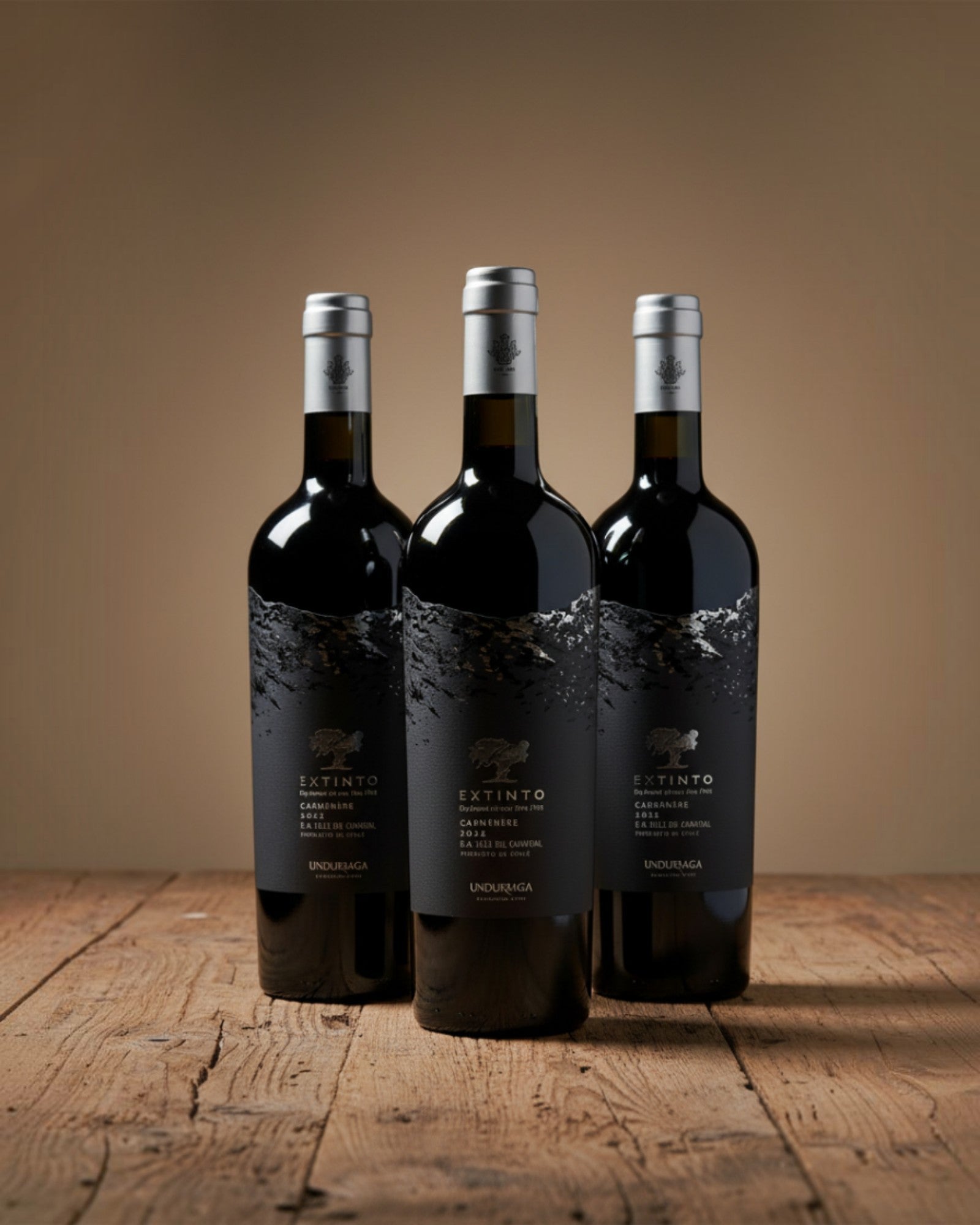 Vino Undurraga Extinto Carmenere 2024 D.0.Cachapoal x 3 BOTELLAS
