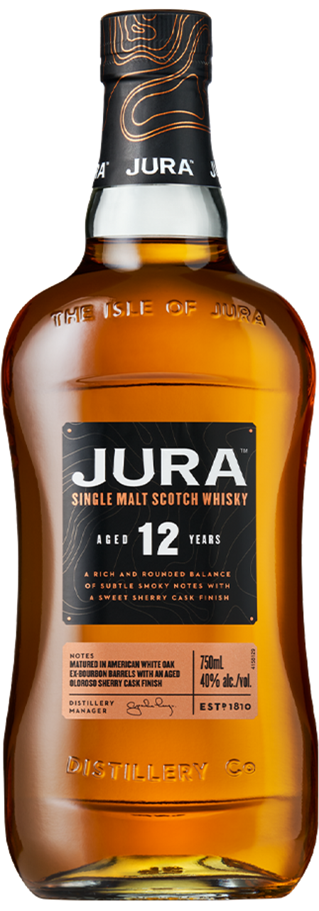 Whisky Jura 12 años Speyside D.O. Islay (Escocia)