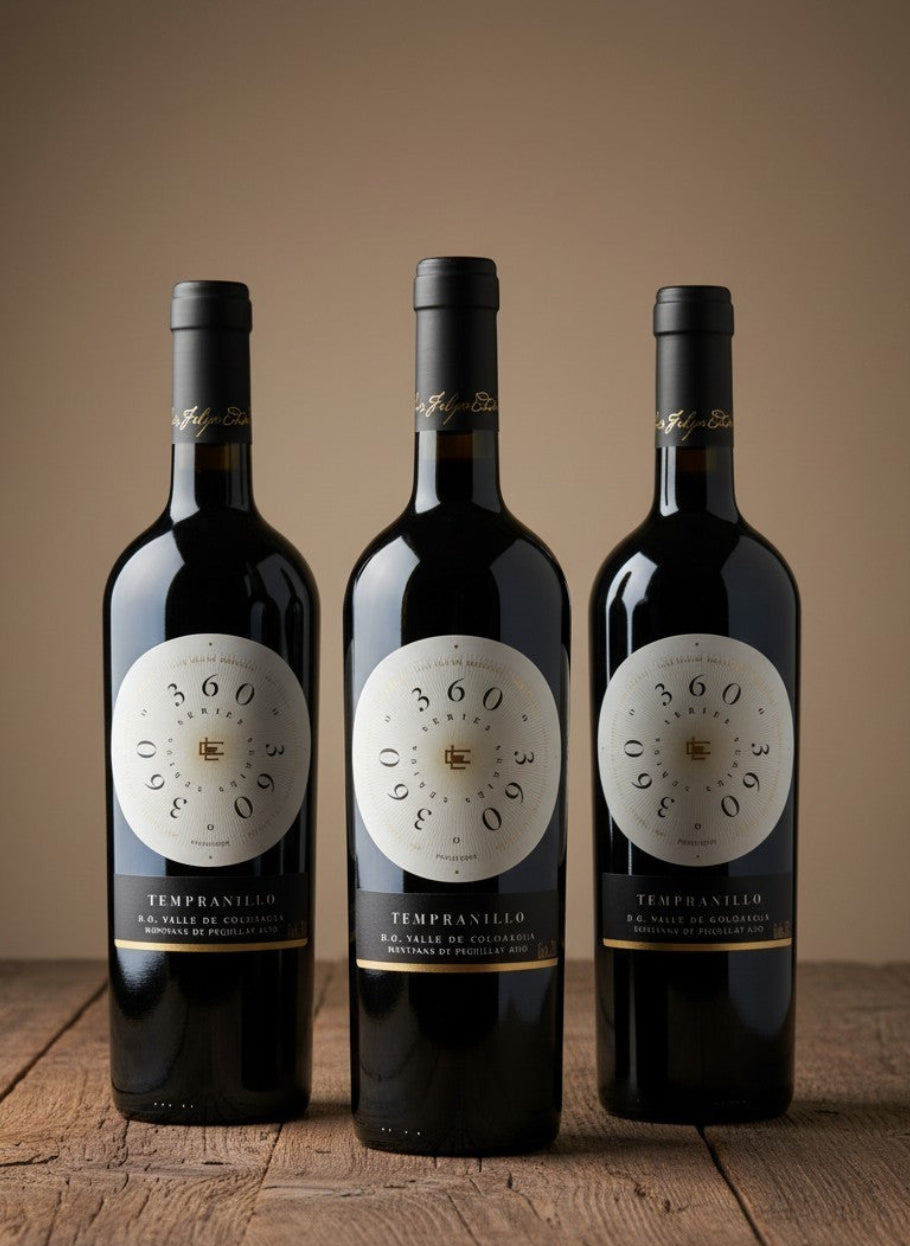 Vino Luis Felipe Ewards 360 Series Tempranillo 2019 D.O. Colchagua 3 BOTELLAS