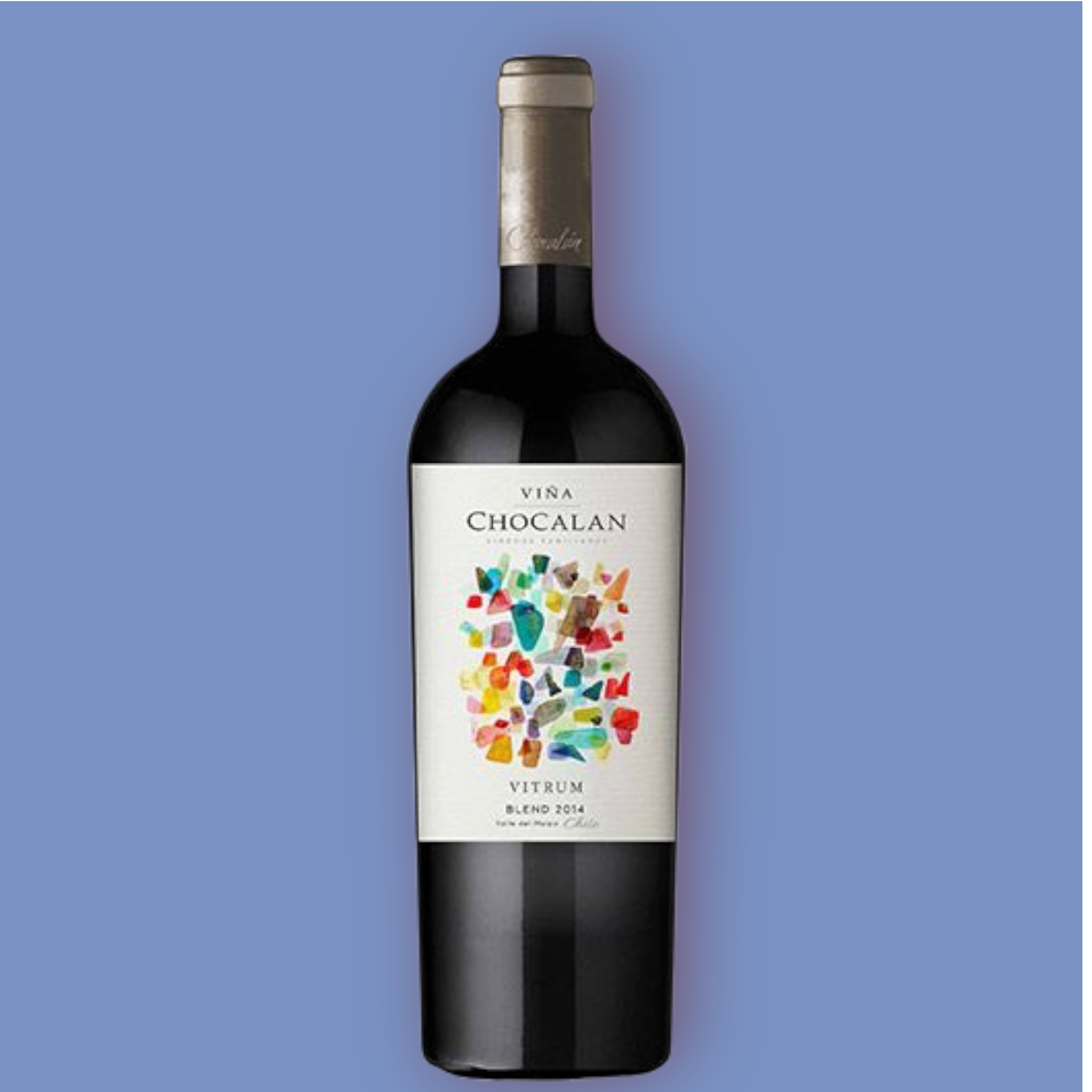 Vino Chocalán Vitrum 2014 Ensamblaje MAGNUM 1500cc D.O. Maipo Costa
