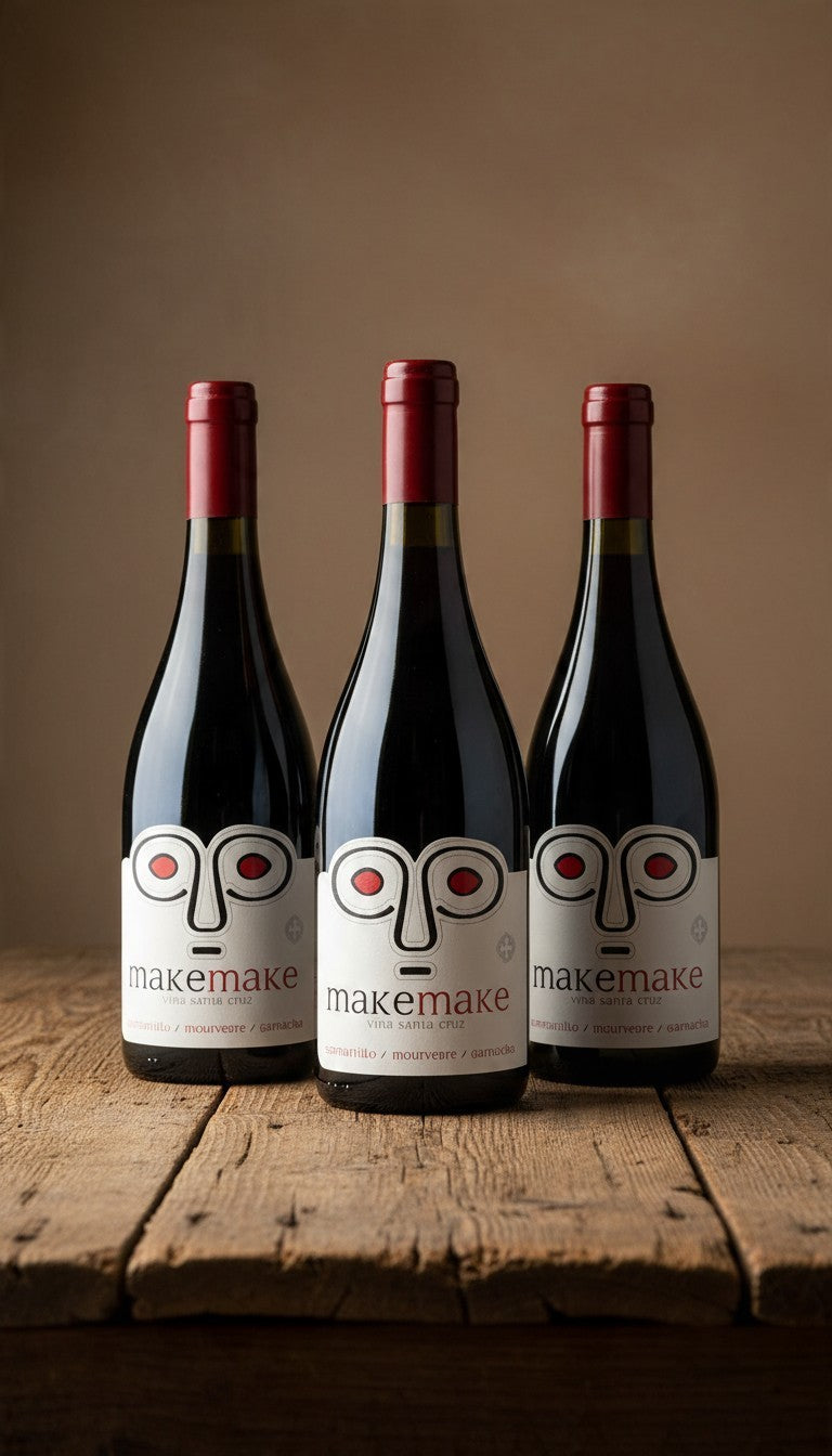 Vino MakeMake Ensamblaje Mediterráneo Santa Cruz 2021 | 3 botellas