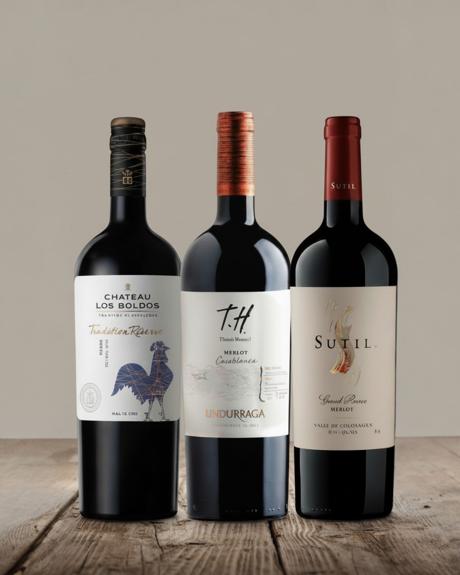 Vino Selección MERLOT IMPERDIBLE 3 BOTELLAS