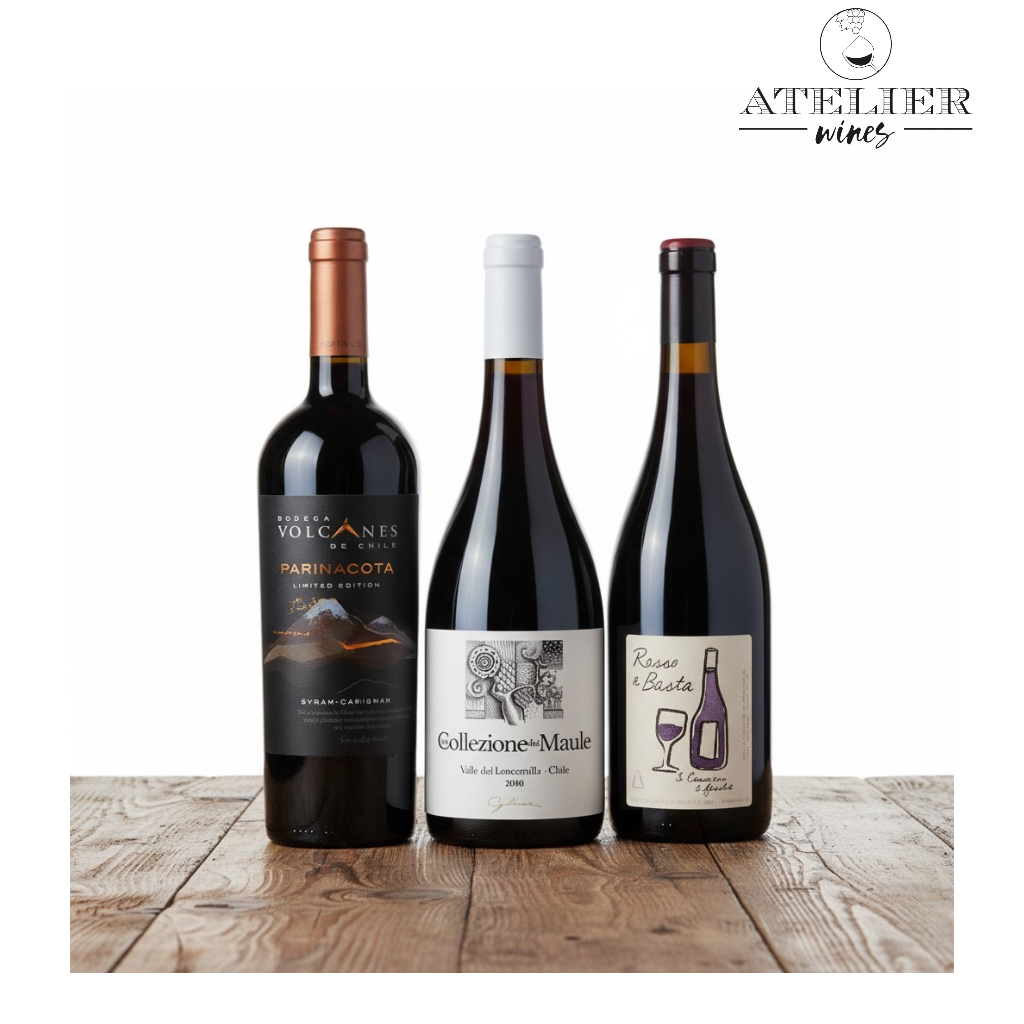 Vino Seleccion Ensamblajes Mediterráneos IMPERDIBLES 3 BOTELLAS