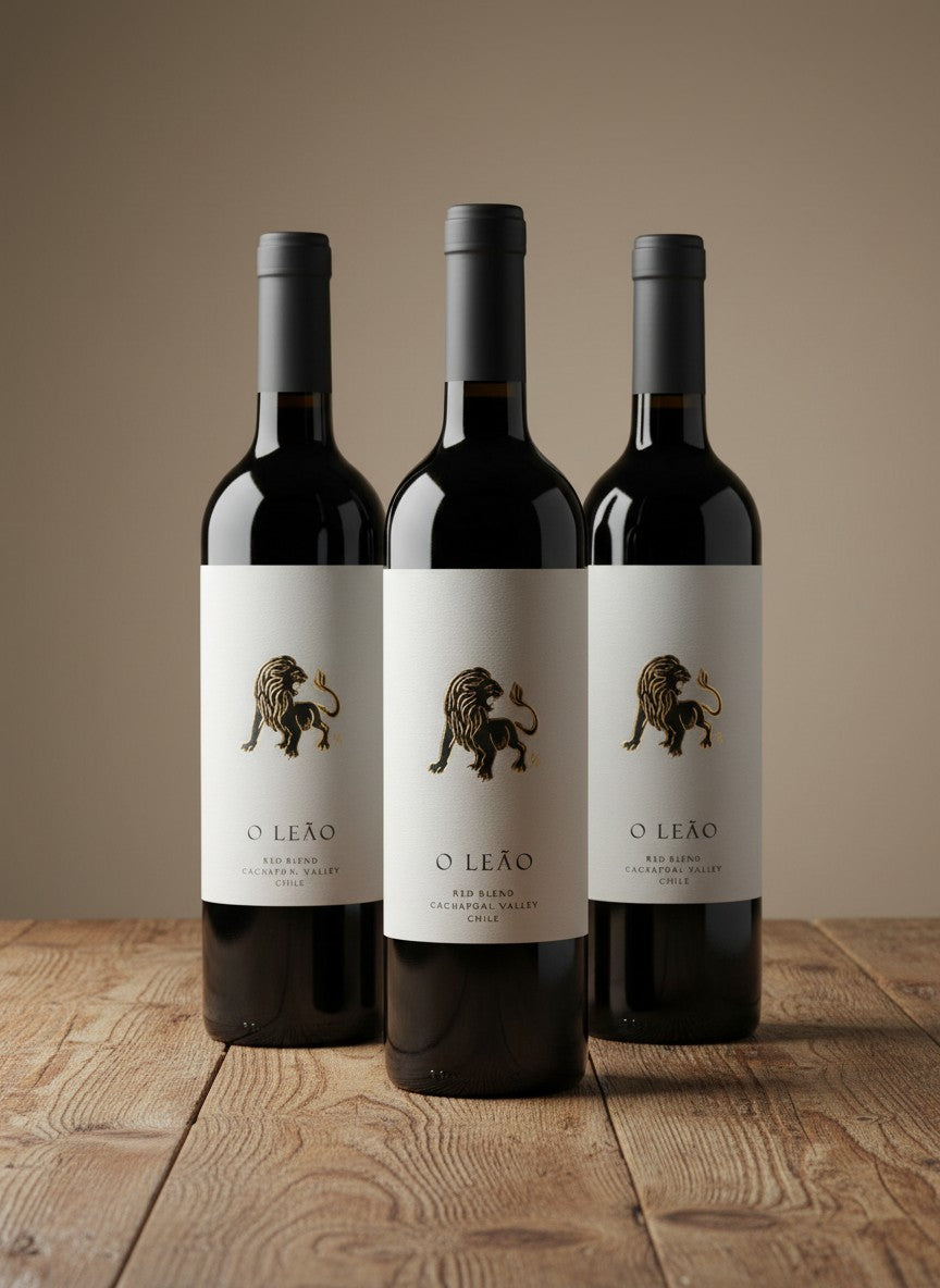 Vino Vik O Leao Red Blend 2022 D.O.Cachapoal x 3 BOTELLAS