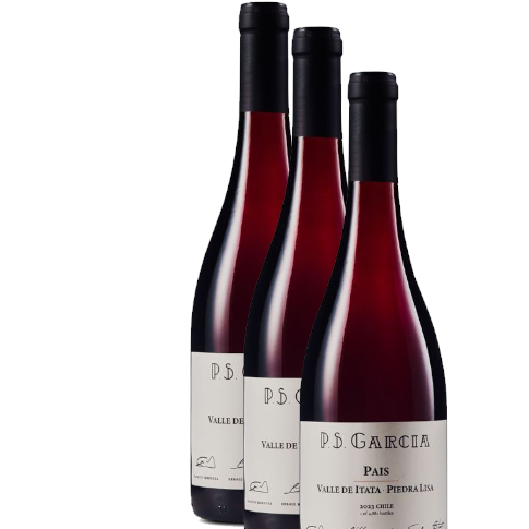 Vino P.S. García País Piedra Lisa 2023 D.O.Itata x 3 BOTELLAS