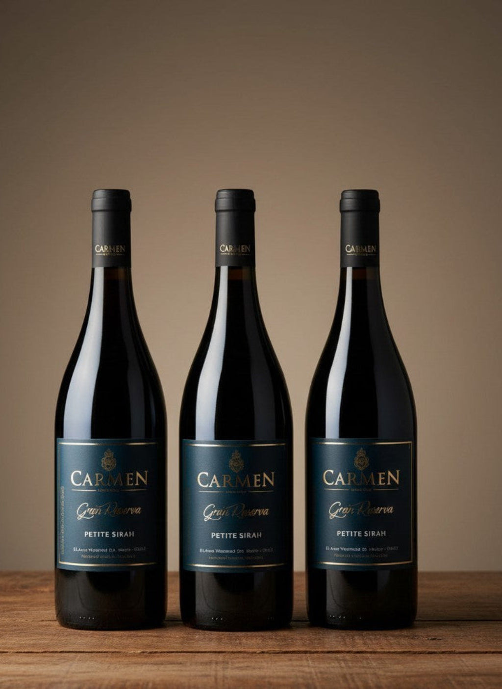 Vino Carmen Gran Reserva Petite Sirah 2022 D.O.Maipo x 3 BOTELLAS