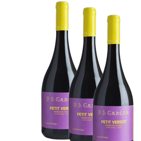 Vino P.S. García Petit Verdot 2021 D.O. Itata x 3 BOTELLAS