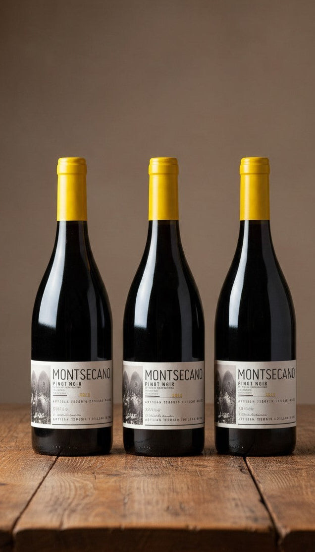 Vino Montsecano Pinot Noir 2025 D.O. Casablanca | 3 botellas