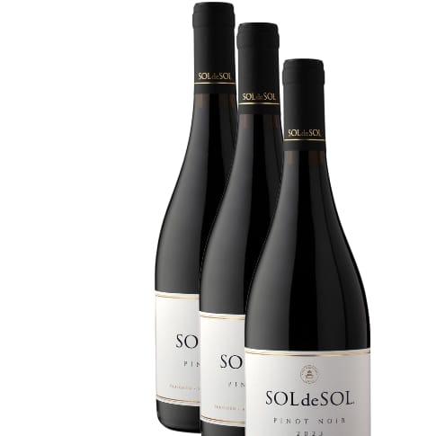 Vino Aquitania Sol de Sol Pinot Noir 2023 D.O. Malleco x 3 BOTELLAS