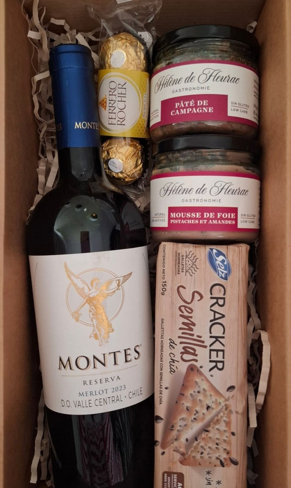 Regalo Merlot y Dos Texturas