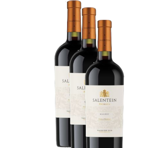 Vino Salentein Malbec Reserva 2023D.O. Uco (Mendoza) x 3 BOTELLAS