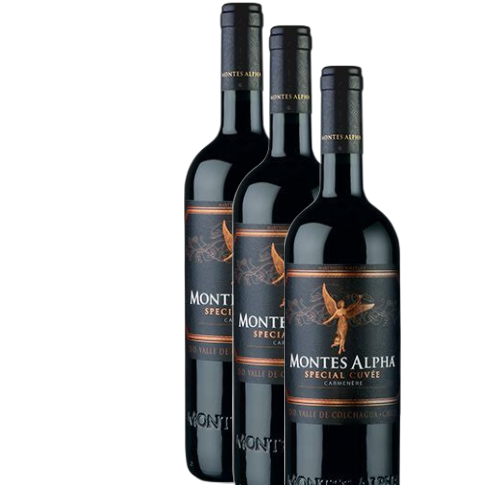 Vino Montes Alpha Special Cuvee Carmenere 2022 D.O.Colchagua x 3 BOTELLAS