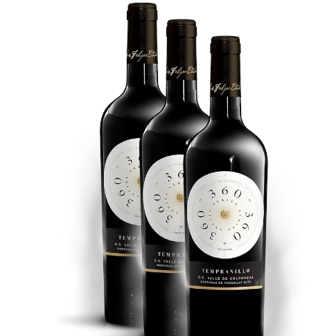 Vino Luis Felipe Ewards 360 Series Tempranillo 2019 D.O. Colchagua 3 BOTELLAS