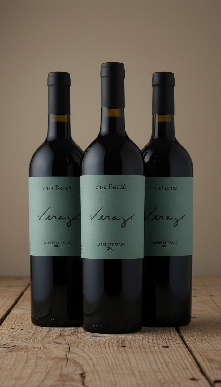 Vino Casa Bauza Veraz Cabernet Franc 2022 D.O. Colchagua  x 3 BOTELLAS
