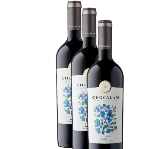 Malbec Chocalan Vitrum 2021 D.O. Maipo Costa x 3 BOTELLAS