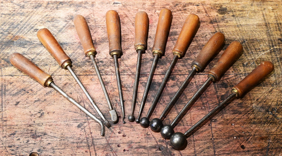 Set de herramientas de orfebrería