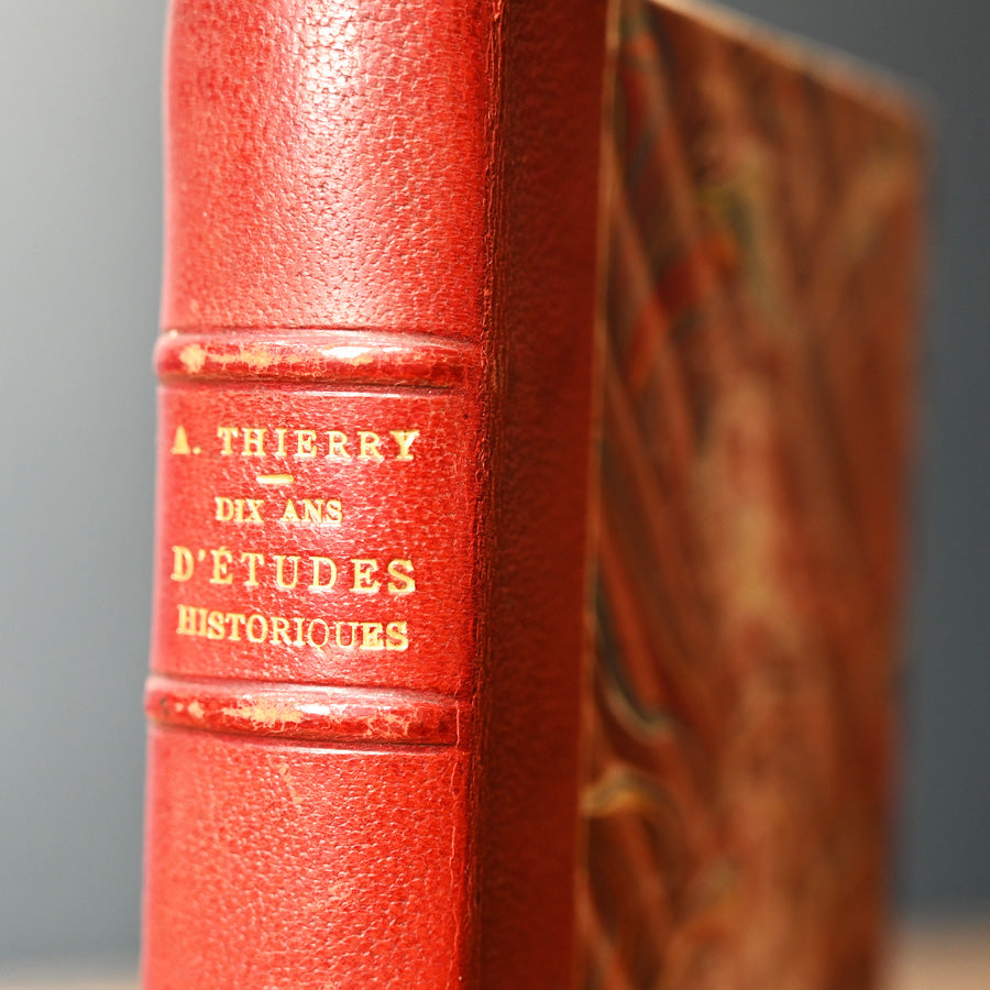 Libro Dix Ans d'etudes Historiques de Agustin Thierry
