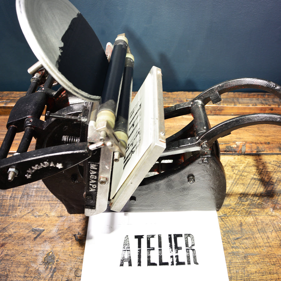 Máquina de impresión letterpress