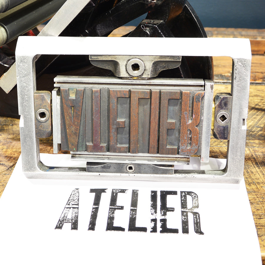 Máquina de impresión letterpress
