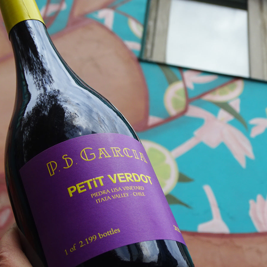 Vino P.S. García Petit Verdot 2021 D.O. Itata x 3 BOTELLAS