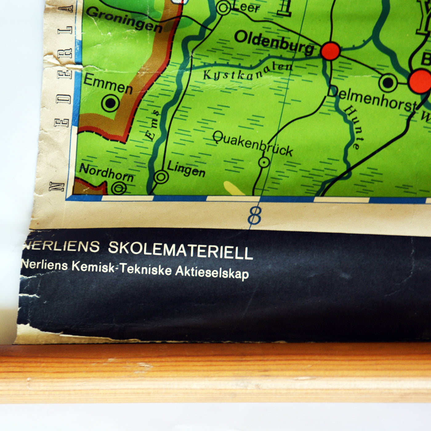 Mapa de Escandinavia
