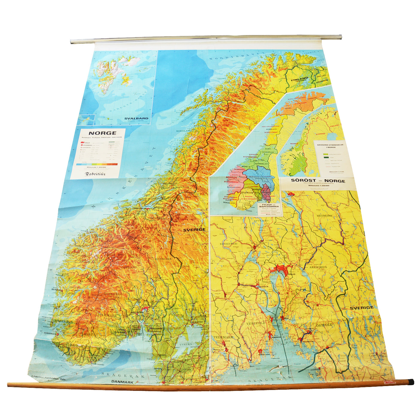 Mapa de Noruega